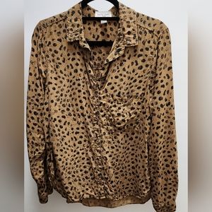 Leopard print, easy breezy top, Bella Dahl